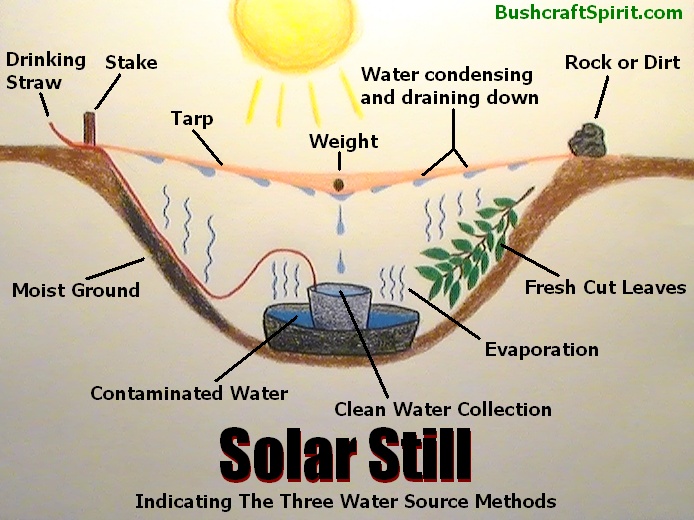 how a solar still works